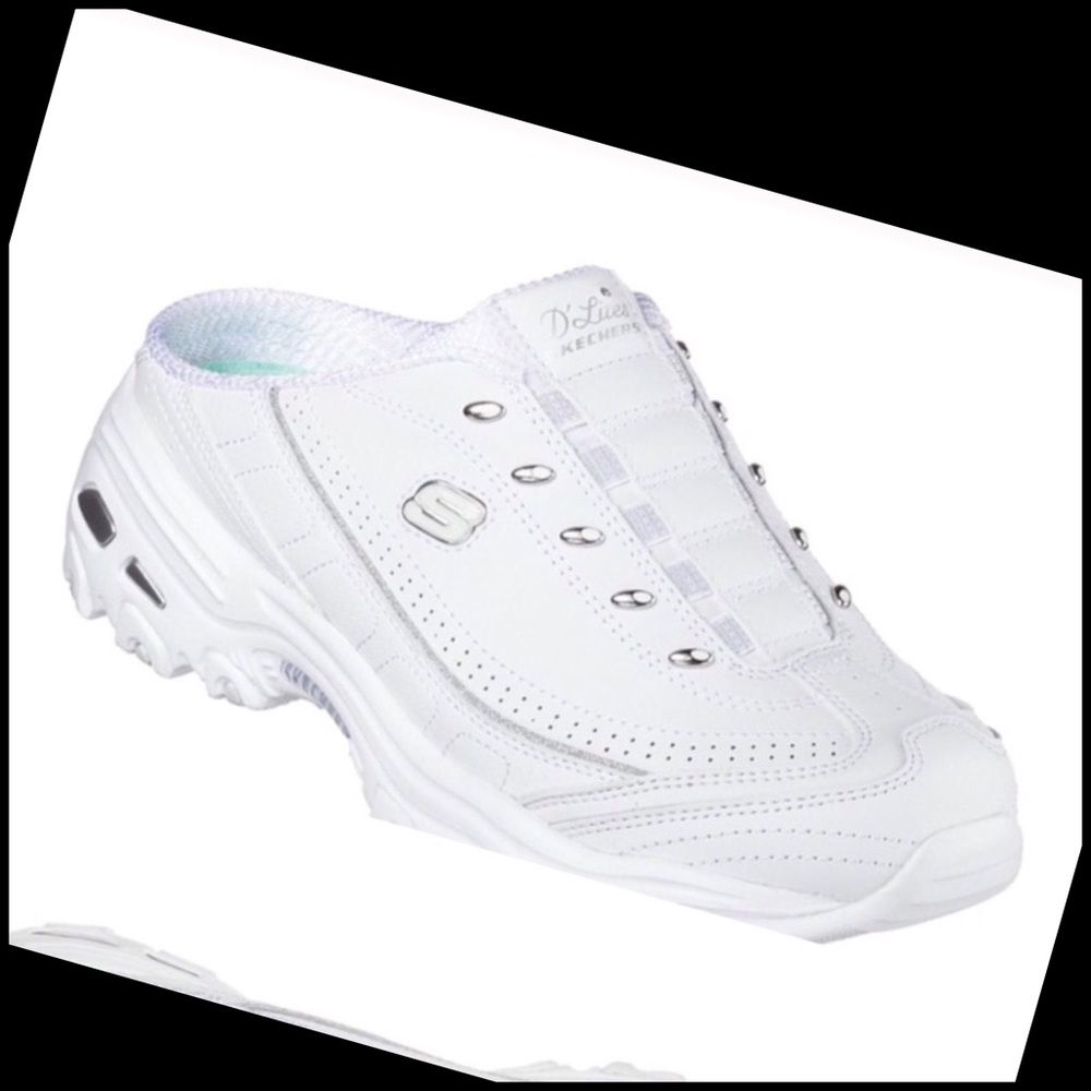 Skechers WHITE D'LITES - AIR Cooled memory foam 11
